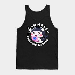 Whaley Talented Worker Animal Orca Pun Tank Top